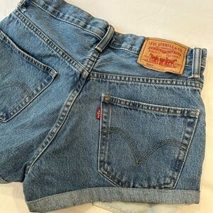 Levi's Vintage Blue Denim Shorts
